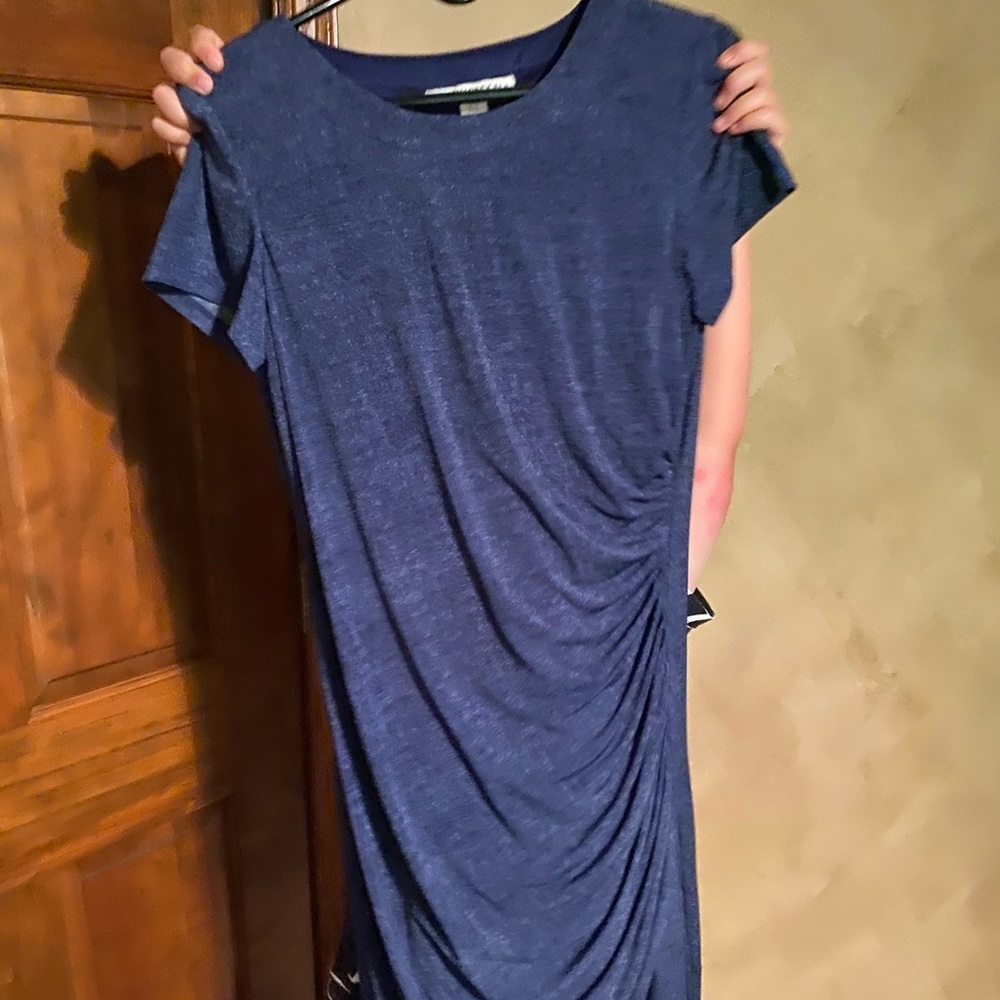 Blue Sinched Dress